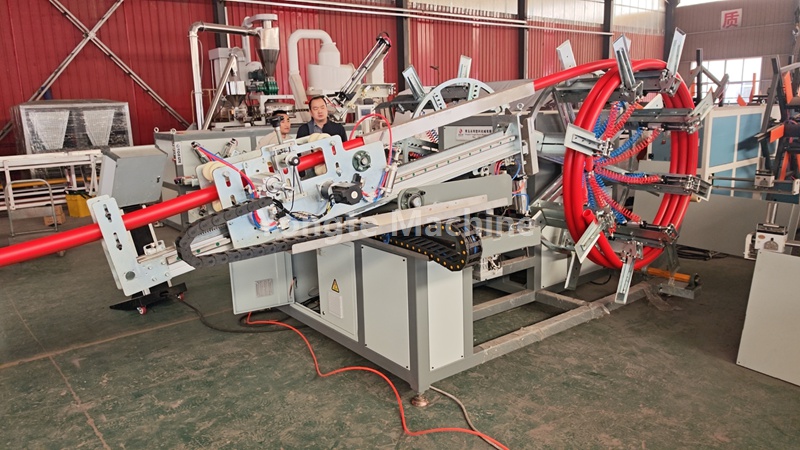 O enrolador automático de tubo HDPE de estação dupla Yongte 63 mm passou em todos os testes de desempenho