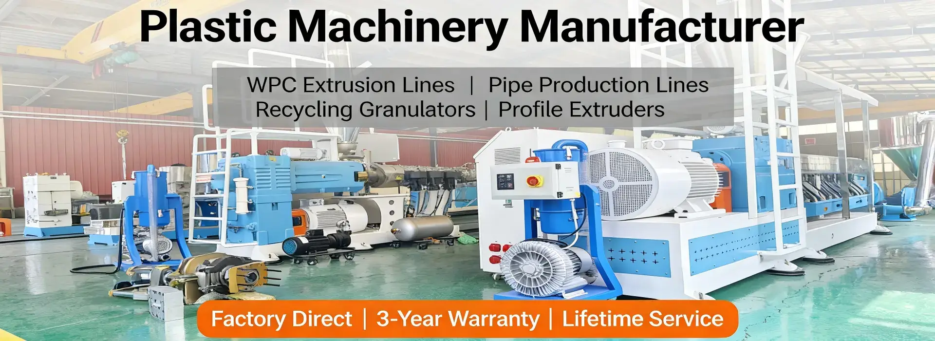 Fabricante profissional de equipamentos plásticos Yongte