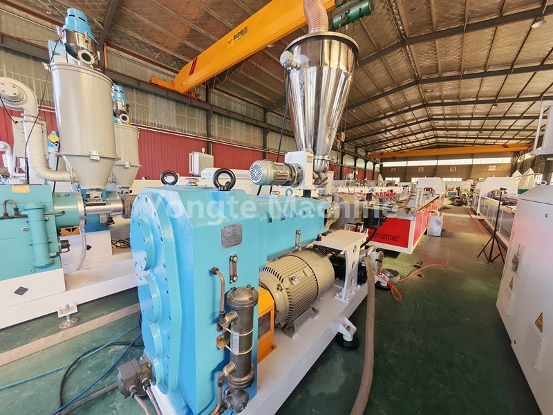 Linha de produção de moldura de porta WPC enviada com sucesso para a Índia