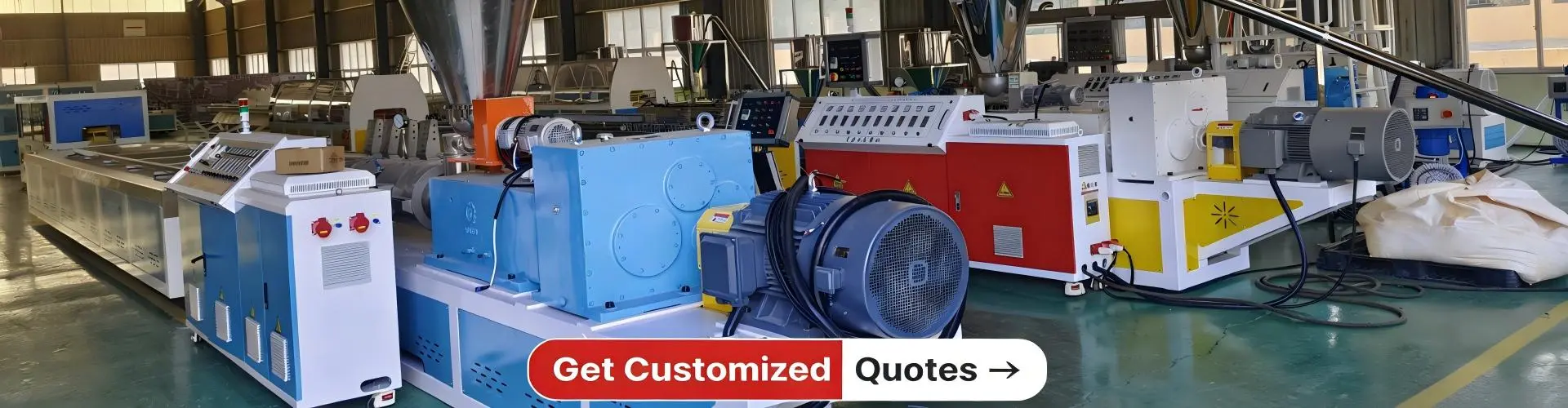 Máquina de extrusão de madeira e plástico WPC