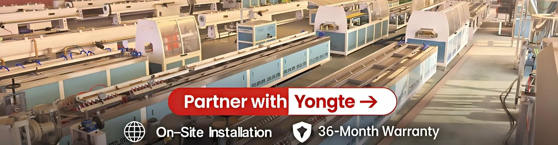 Máquina extrusora de perfil de plástico