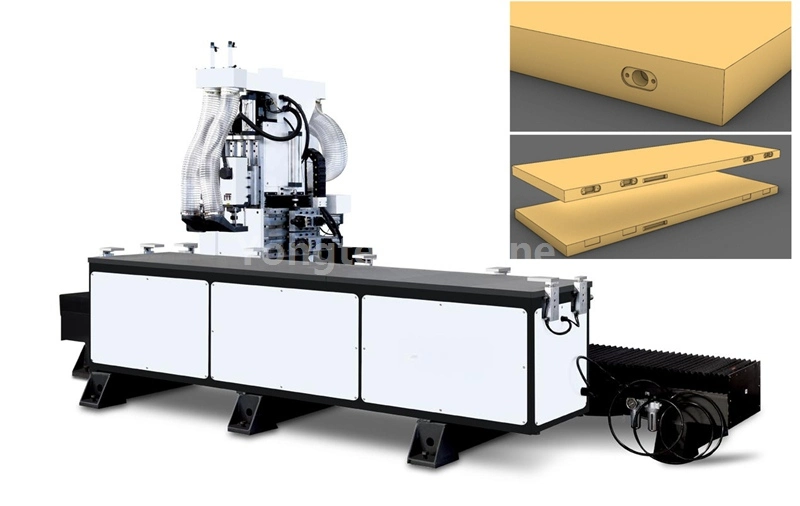 Máquina de perfuração automática de furos para fechadura de porta WPC