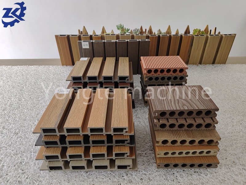 Máquina de fabricação de rampa de plástico de madeira