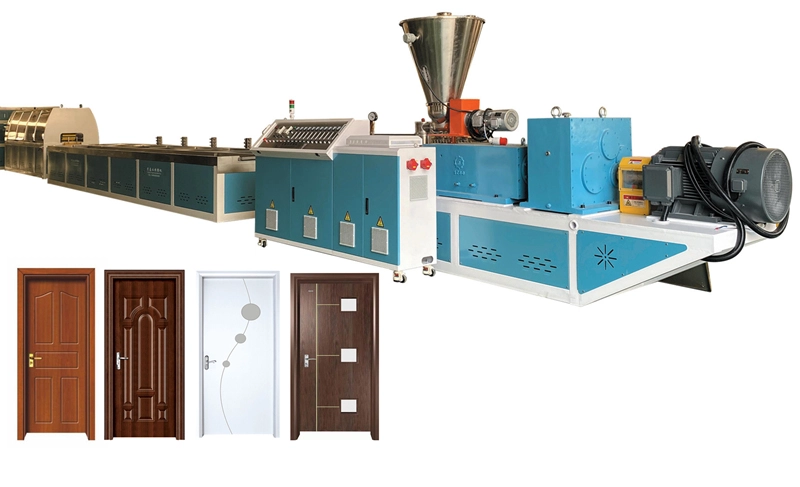 Máquina de produção de portas WPC