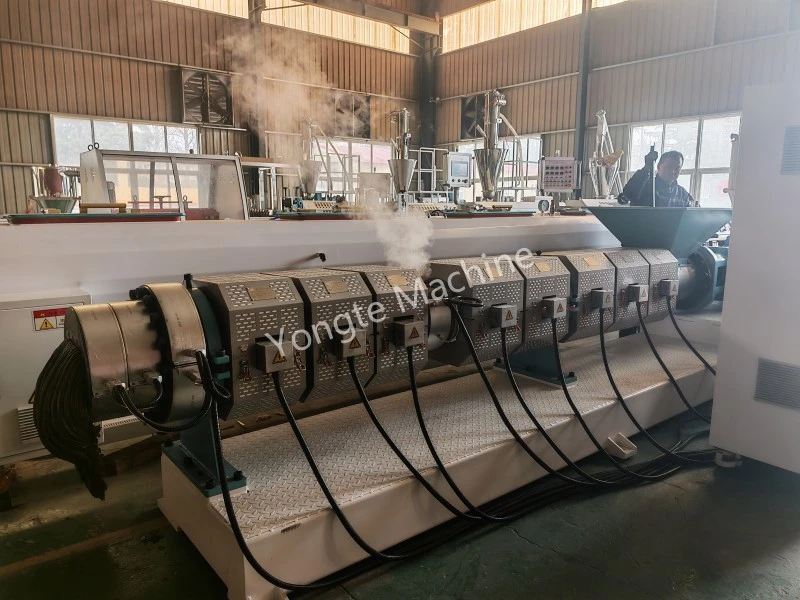 Máquina extrusora de reciclagem de plástico de alta eficiência para aceitação de passes de clientes africanos