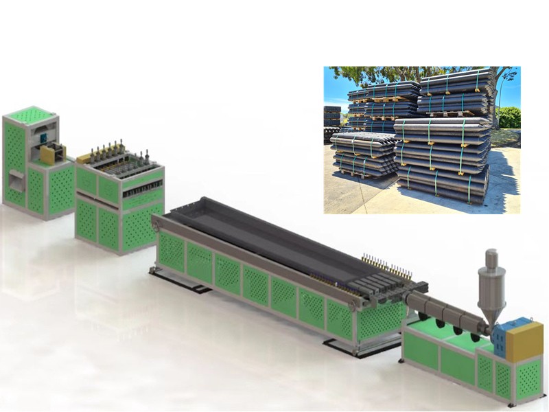 Máquina de fabricação de pólo de plástico