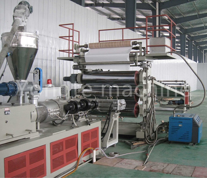 Máquina de produção de chapas de piso PVC SPC