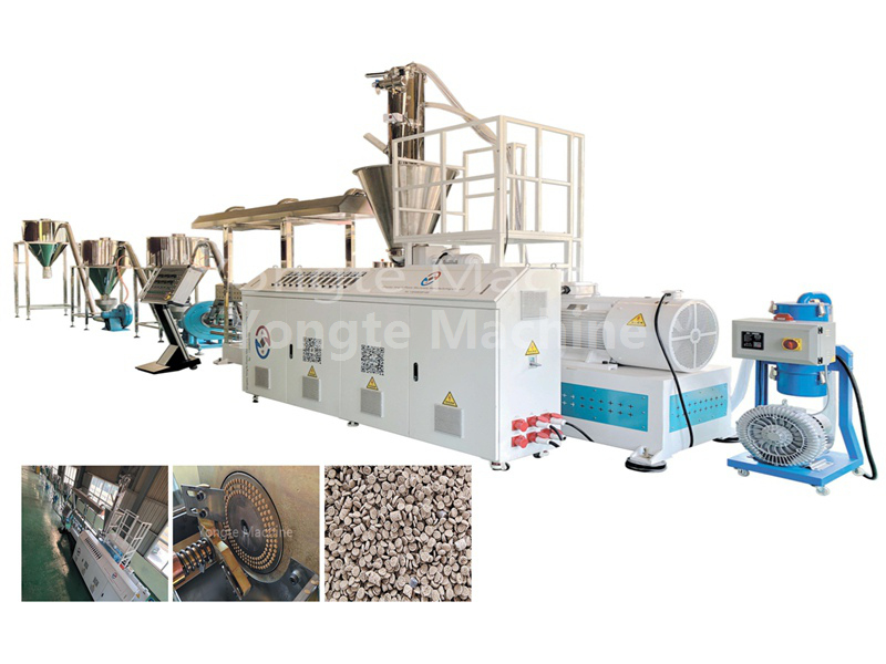 Máquina de pellets WPC de plástico reciclado