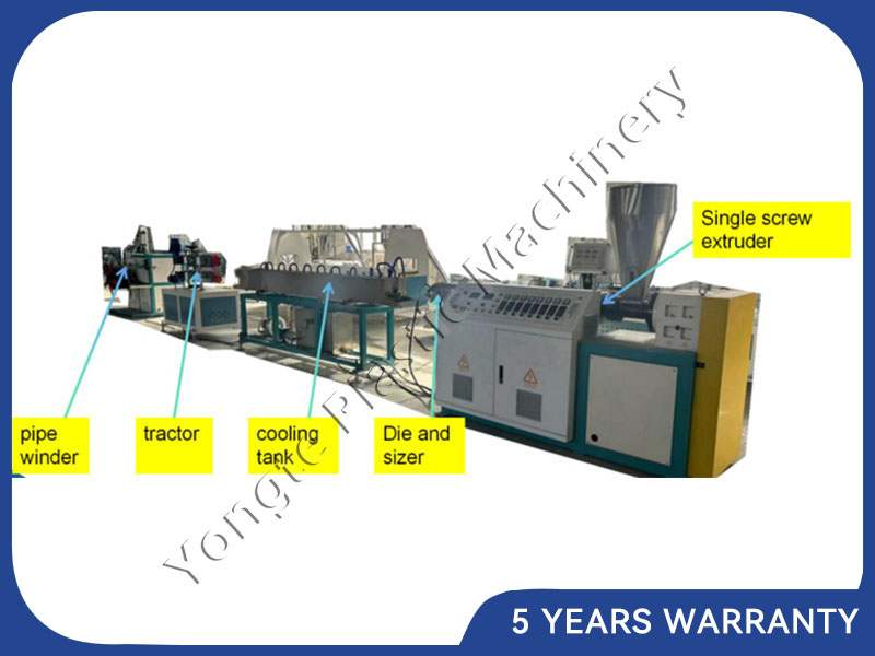 Máquina de fabricação de mangueira de infiltração de borracha