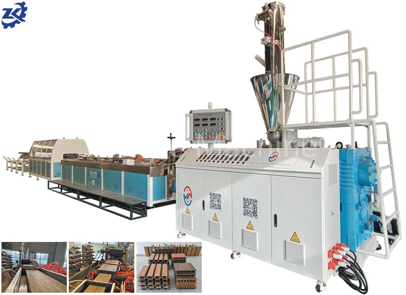 Máquina de processo de fabricação composta de plástico de madeira