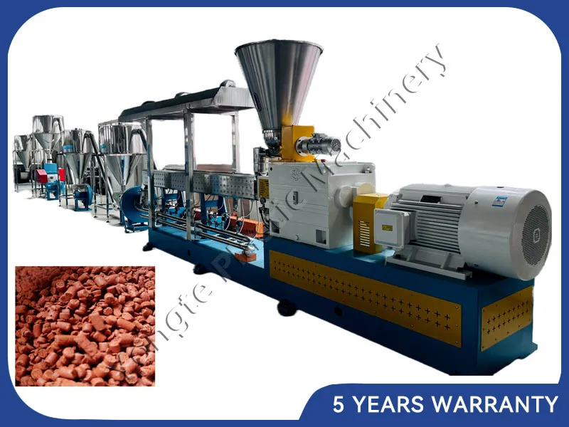 Máquina de equipamentos de pelletização composta de plástico de madeira WPC