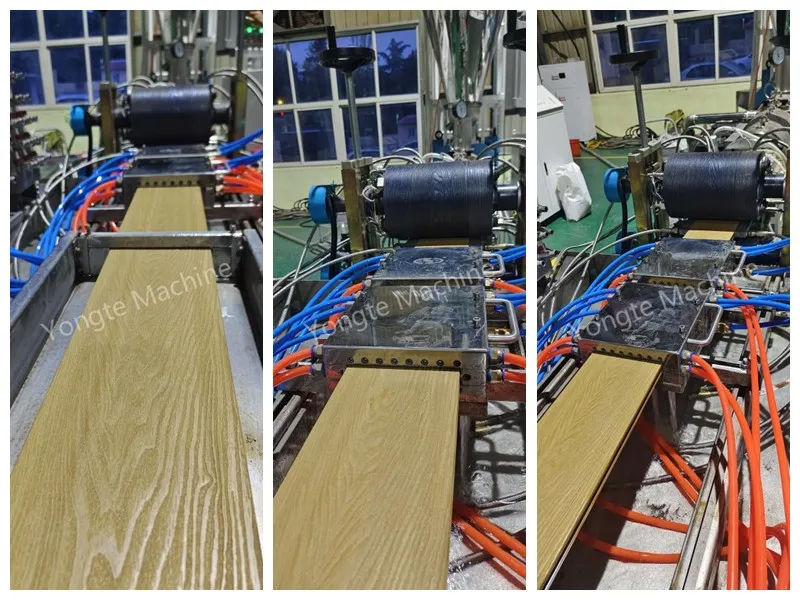 Linha de extrusão de decks WPC